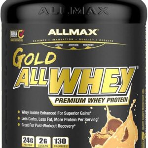 ALLMAX GOLD ALLWHEY, Chocolate Peanut Butter - 5 lb - 24 Grams of Protein