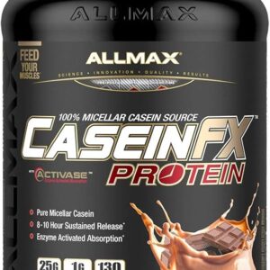 ALLMAX CASEIN-FX Protein, Chocolate - 2 lb - 25 Grams