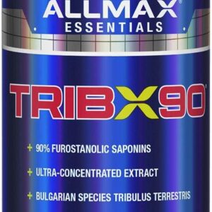ALLMAX Nutrition Trib X 90, Bulgarian Tribulus Ultra-Concentrated Extract, 90 Capsules