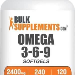 BulkSupplements.com Omega 3-6-9 Softgels  240 Count (Pack of 1)