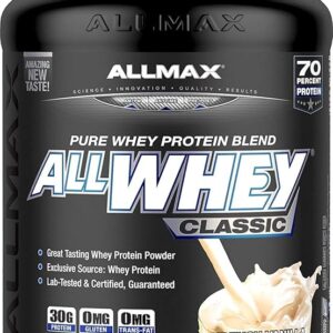 ALLMAX Nutrition AllWhey Classic Whey Protein, Vanilla, 5 lbs