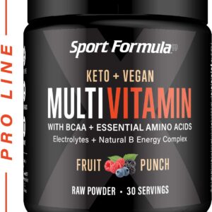 Multivitamin Powder - Drink Mix for Men Women BCAA Amino Acids