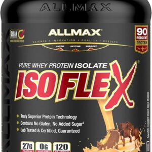 ALLMAX Nutrition ISOFLEX Chocolate Peanut Butter - 2 lb - 27 Grams of Protein