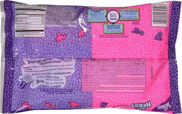 Nerds Grape & Strawberry, 12 oz Bag - Image 2