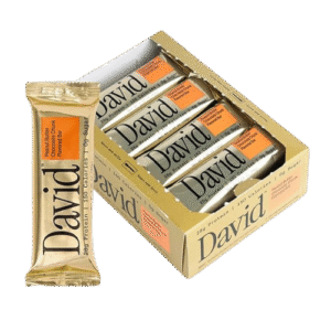 David, Protein Bar, Peanut Butter Chocolate Chunk, Pack of 12 Protein Bars | 28g of Protein | 150 Calories | 0g of Sugar - High Protein, Low Carb, Gluten Free Protein Bar