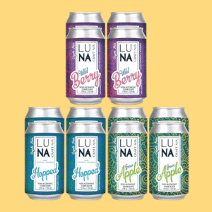 LUNA Variety Pack Non-Alcoholic Cider Elixir